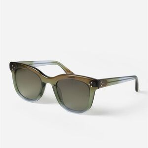 KREWE Jena Olive Green gradient Sunglasses